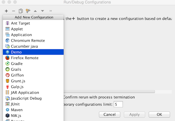 New Run Configuration Type